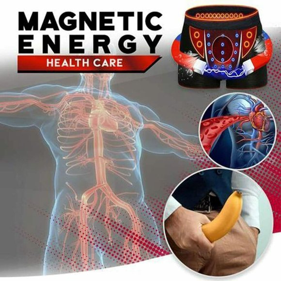 Magnetic Therapy Men Boxer Shorts Enlargement Underwear - Picture 7 of 12